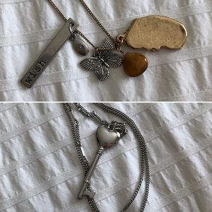 Charm necklace bundle (2)